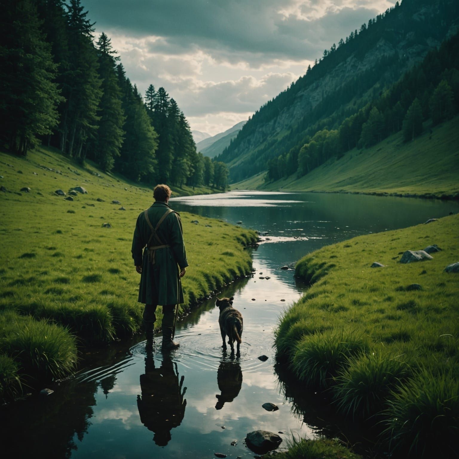 Ethereal Landscape Inspired by Psalm 23