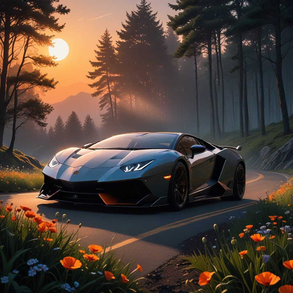 Enchanted Witch in Ethereal Forest Glade