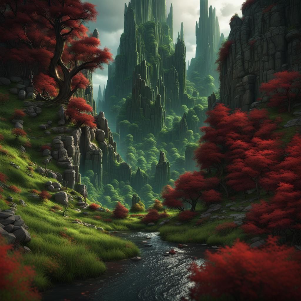 Epic 3D Landscape Matte Painting in Unreal Engine