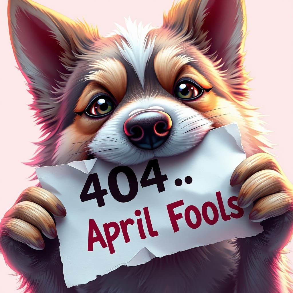 Dog Chomps Down on a Torn Page with a Mischievous Glint