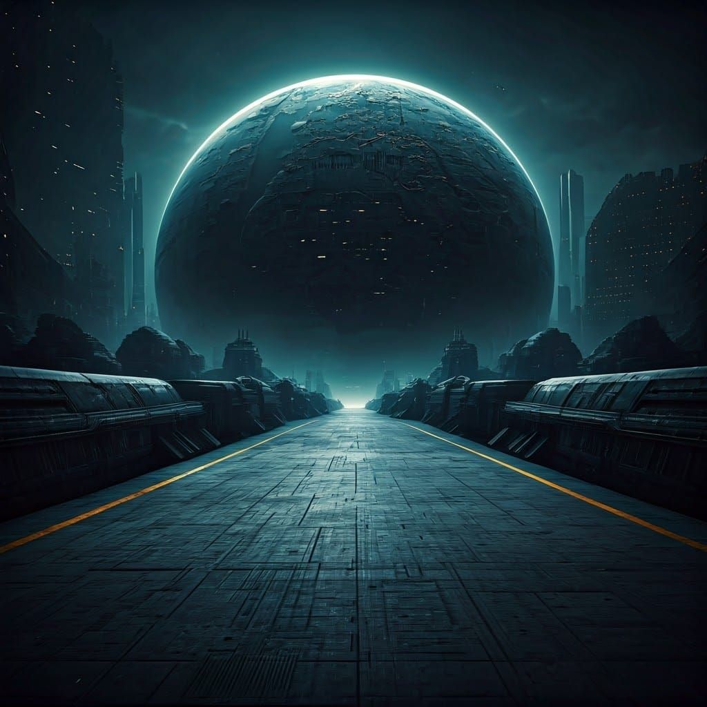 Photorealistic Dystopian World with Cinematic Lighting