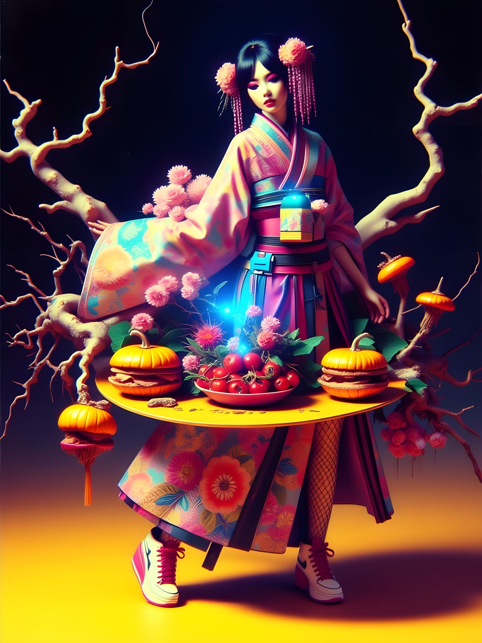 SHE HAS ALL THE SNACKS