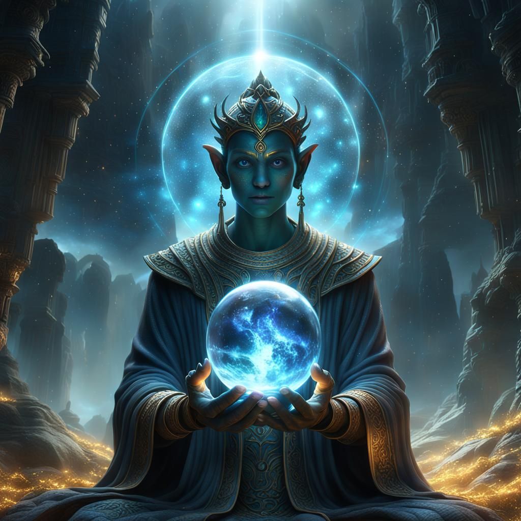 Ethereal Being Radiating Wisdom