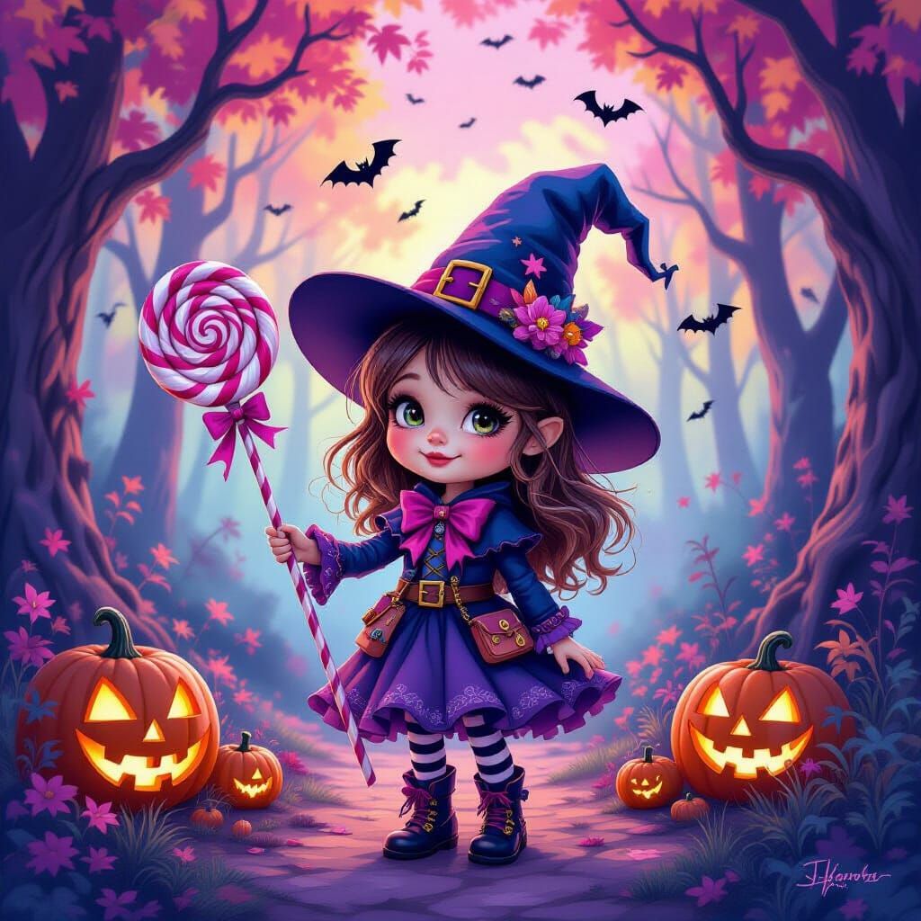 A captivating airbrushed oil painting depicting a whimsical ...