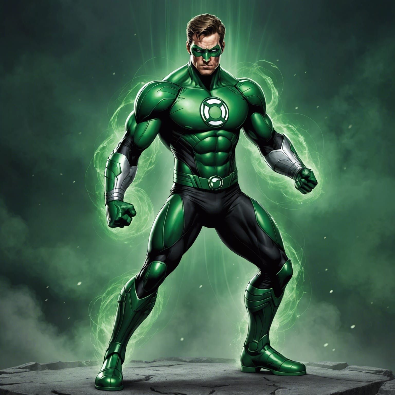 Green Lantern: Powerful Boxer Warrior