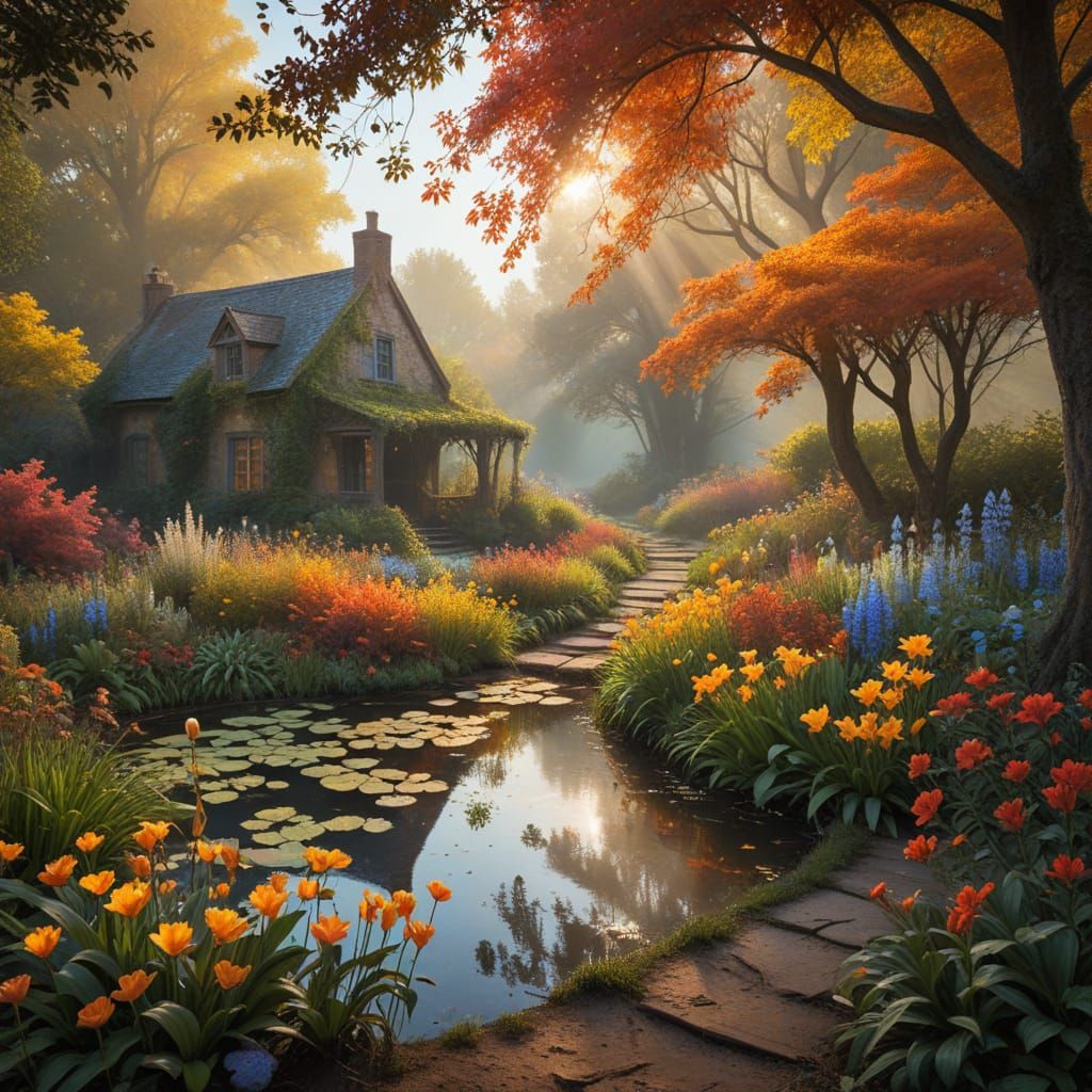 Autumn Mysticism in Vibrant Colors