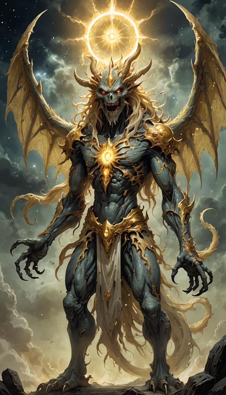 Unholy Celestial Monster Spreading Plague