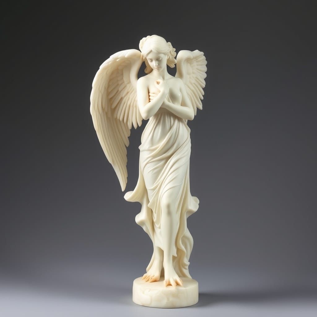 Angel in Alabaster Splendor