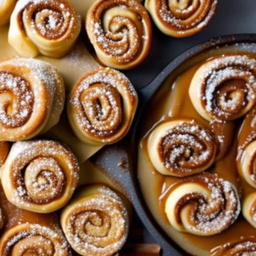 Aromatic Cinnamon Rolls Fresh From The Oven