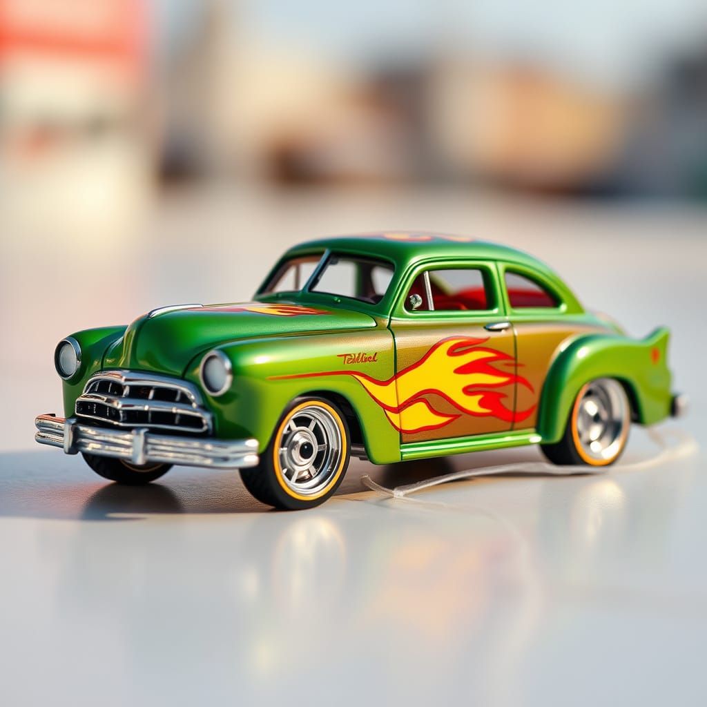 AI Generated Image of a Hot Wheel Toy Car