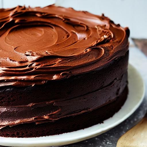 Decadent Chocolate Cake with Chocolate Frosting