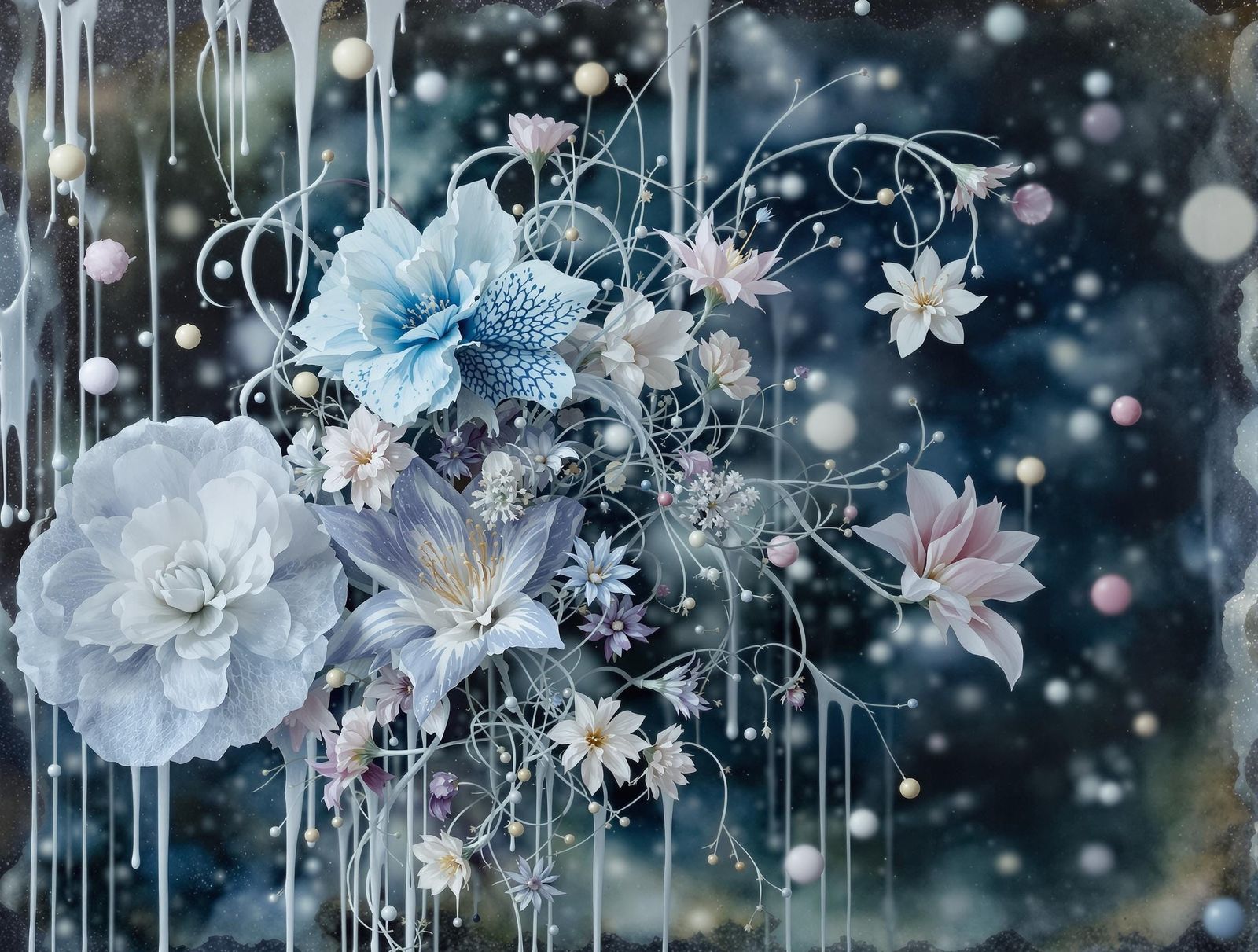 Osteogenic Hydrophobe Crettatura Background Spills From Graceful Dreams