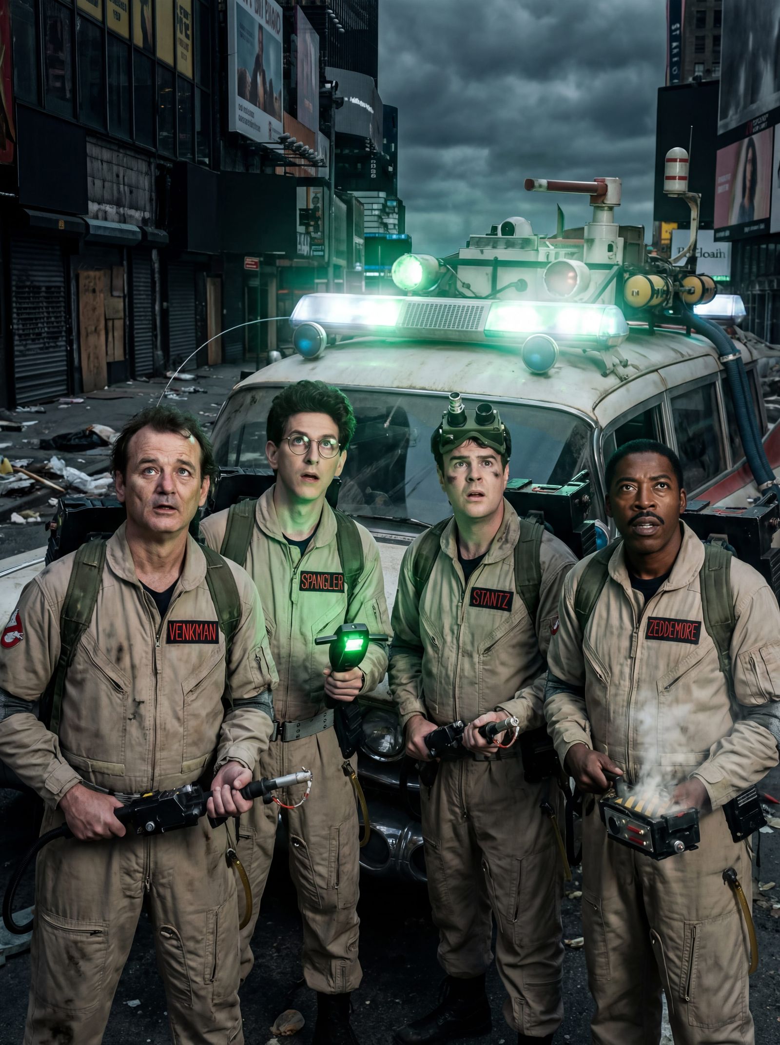 Ghostbusters Team Confront Ectoplasmic Threat in Abandoned T...