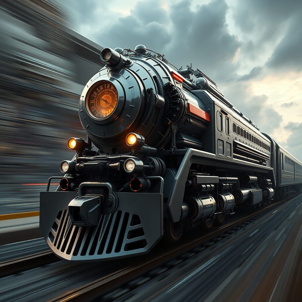 Epic Futuristic Train Rides by at High Speed