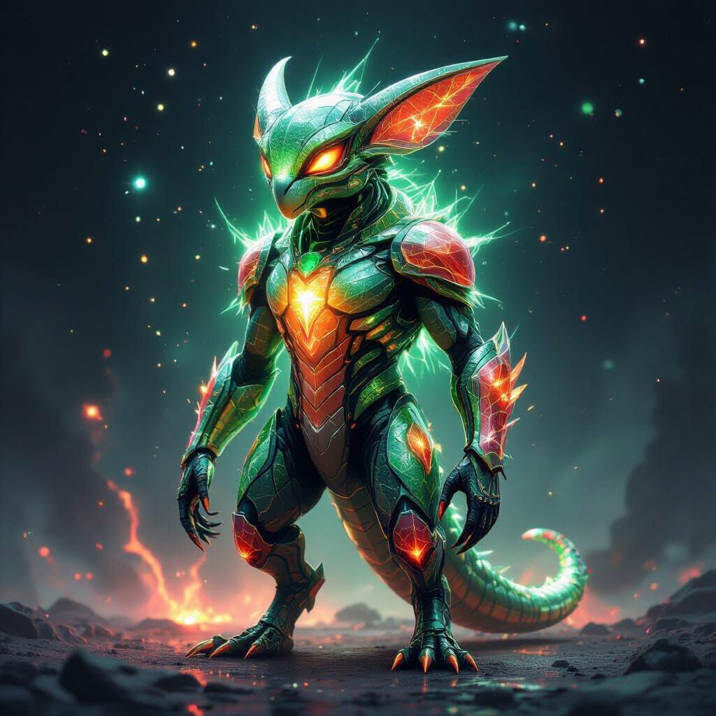 Cosmic Crystal Alien Creature NFT