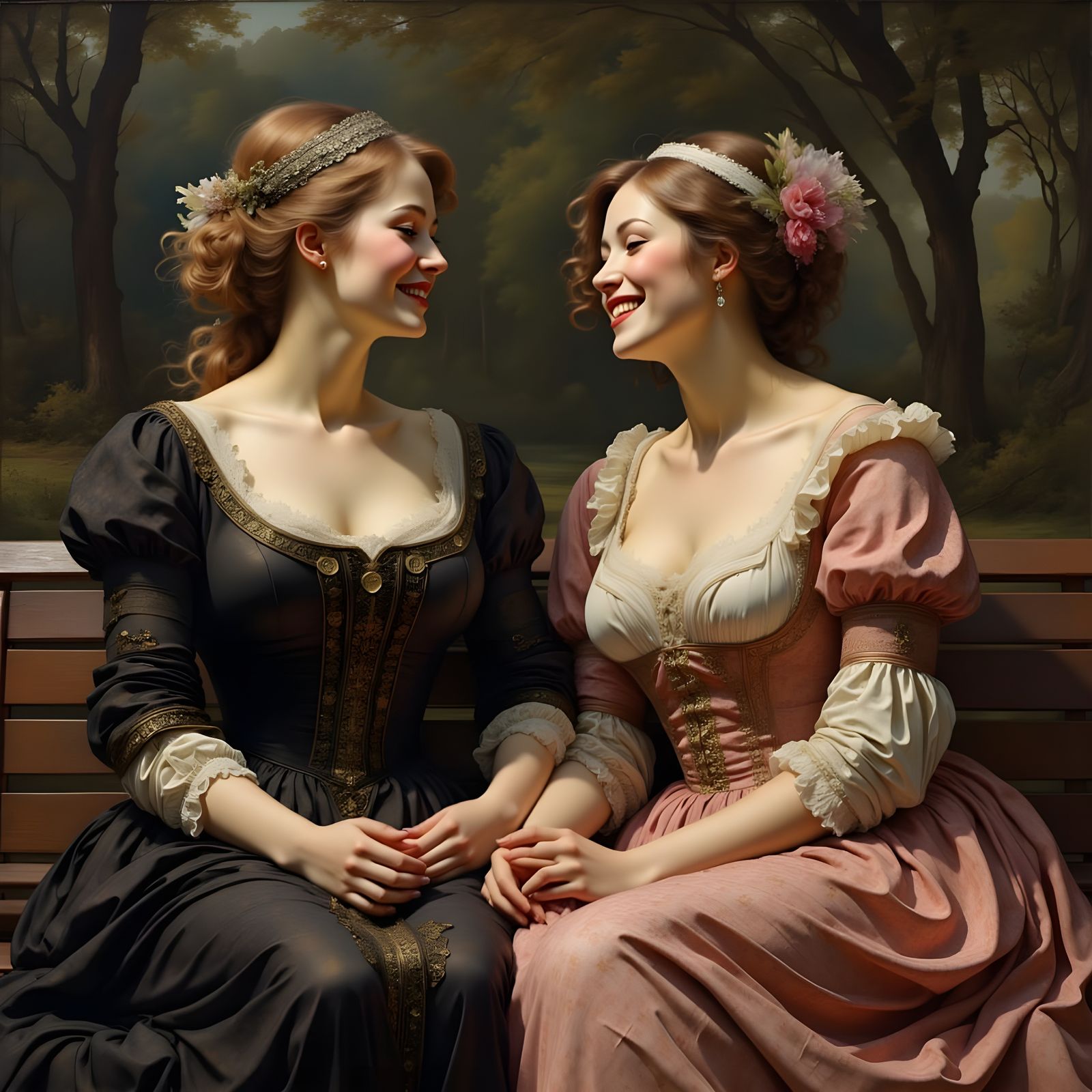 Zarina Evdokija and Anna Mons: Park Bench Secrets