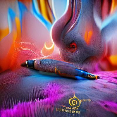 Energetic Thumper drawing good vibrations to me