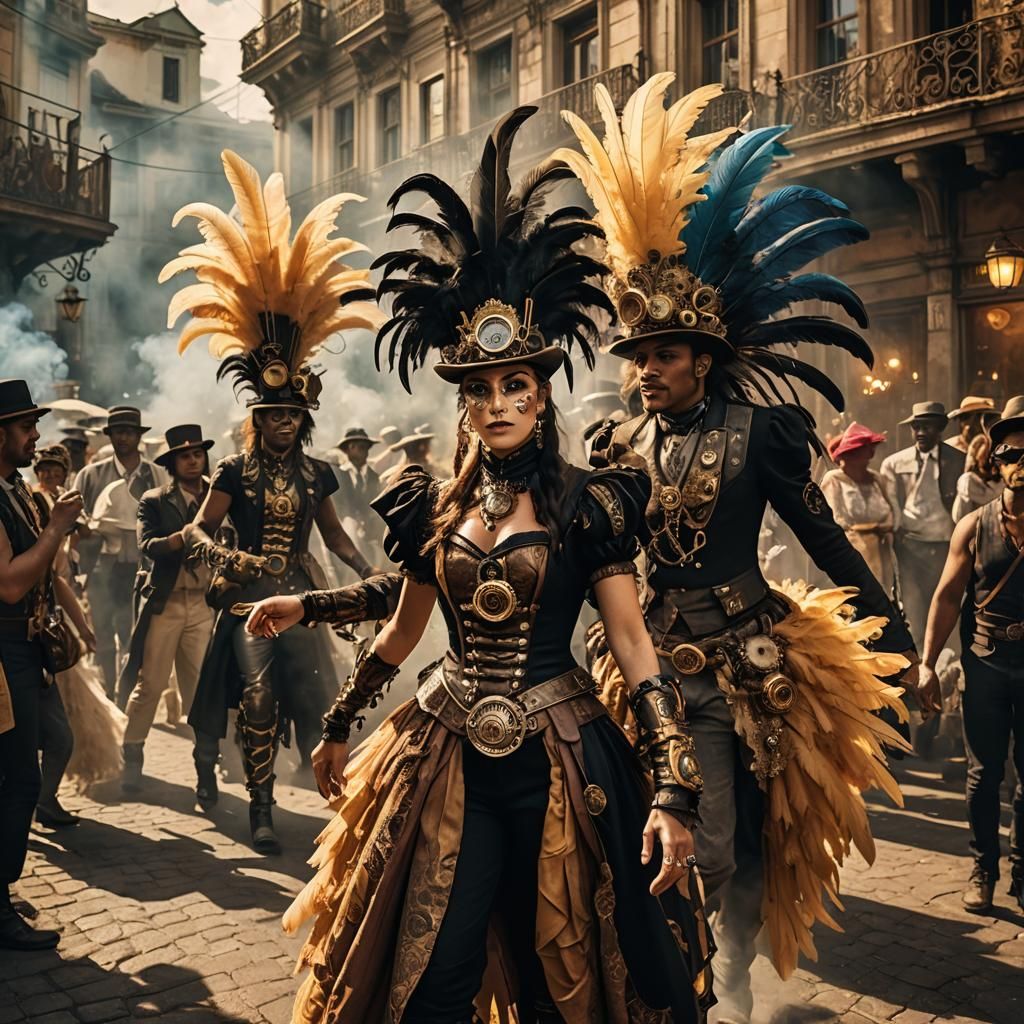 Steampunk Carnival in Rio de Janeiro