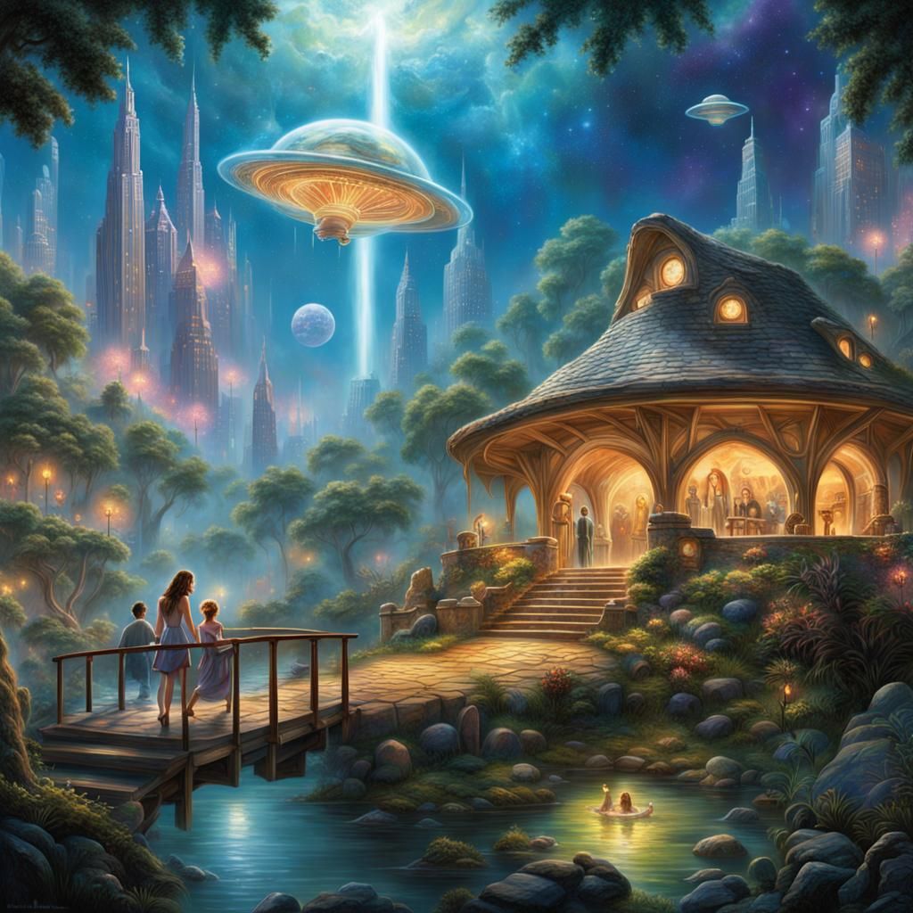 1950s Sci-Fi Bikini Babe Finds Lost Alien City