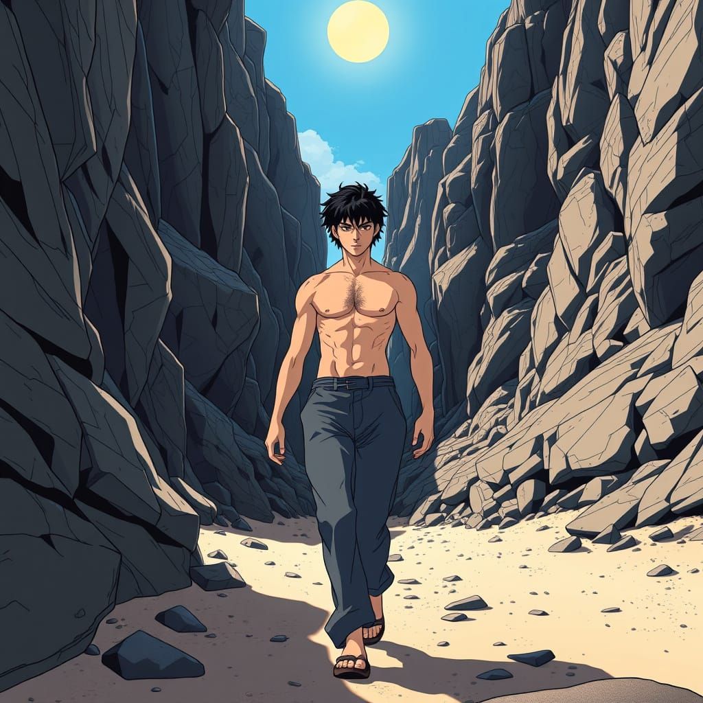 Desert Walker in Anime Style