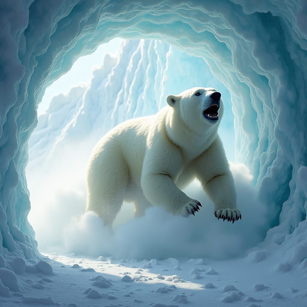 Polar Bear's Epic Snowy Adventure