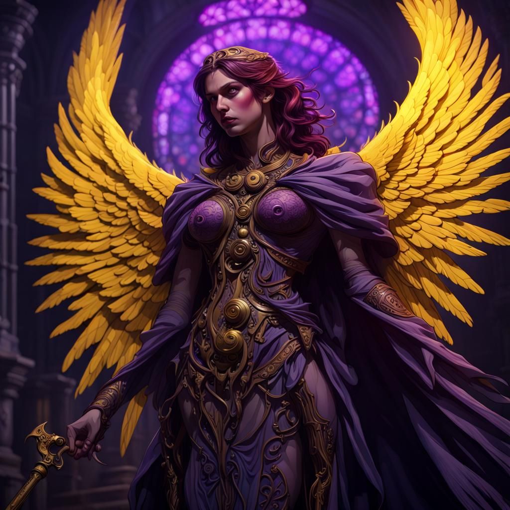 Angel of Death: Dark Fantasy Concept Art