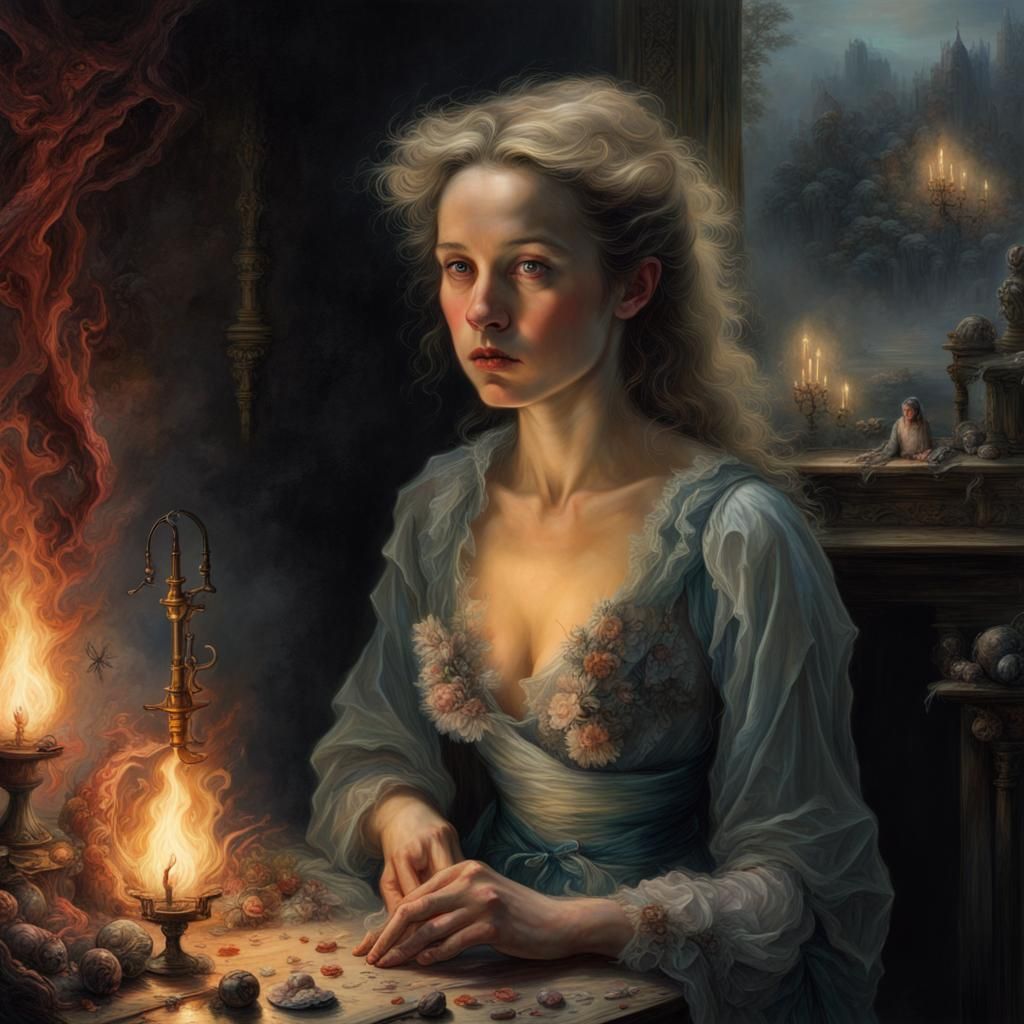 Dangerous World at Dawn: A Matte Painting