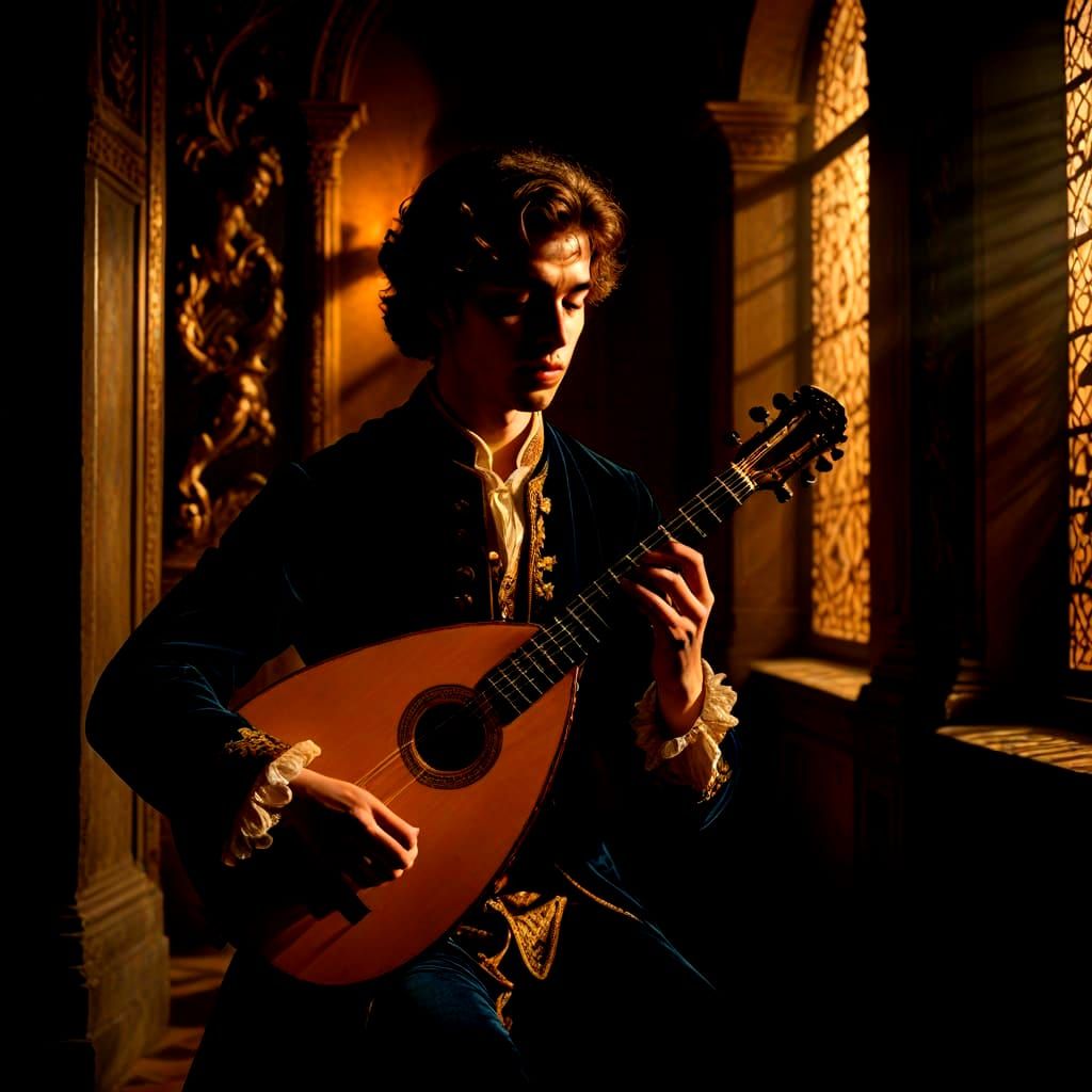 Baroque Masterpiece in Oil on Canvas