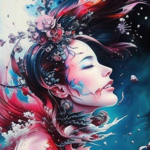 Cosmic Flower Reclaims Throne: Detailed Splash Illustration