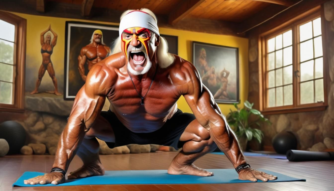 Hulk Hogan's Painful First Yoga Experience
