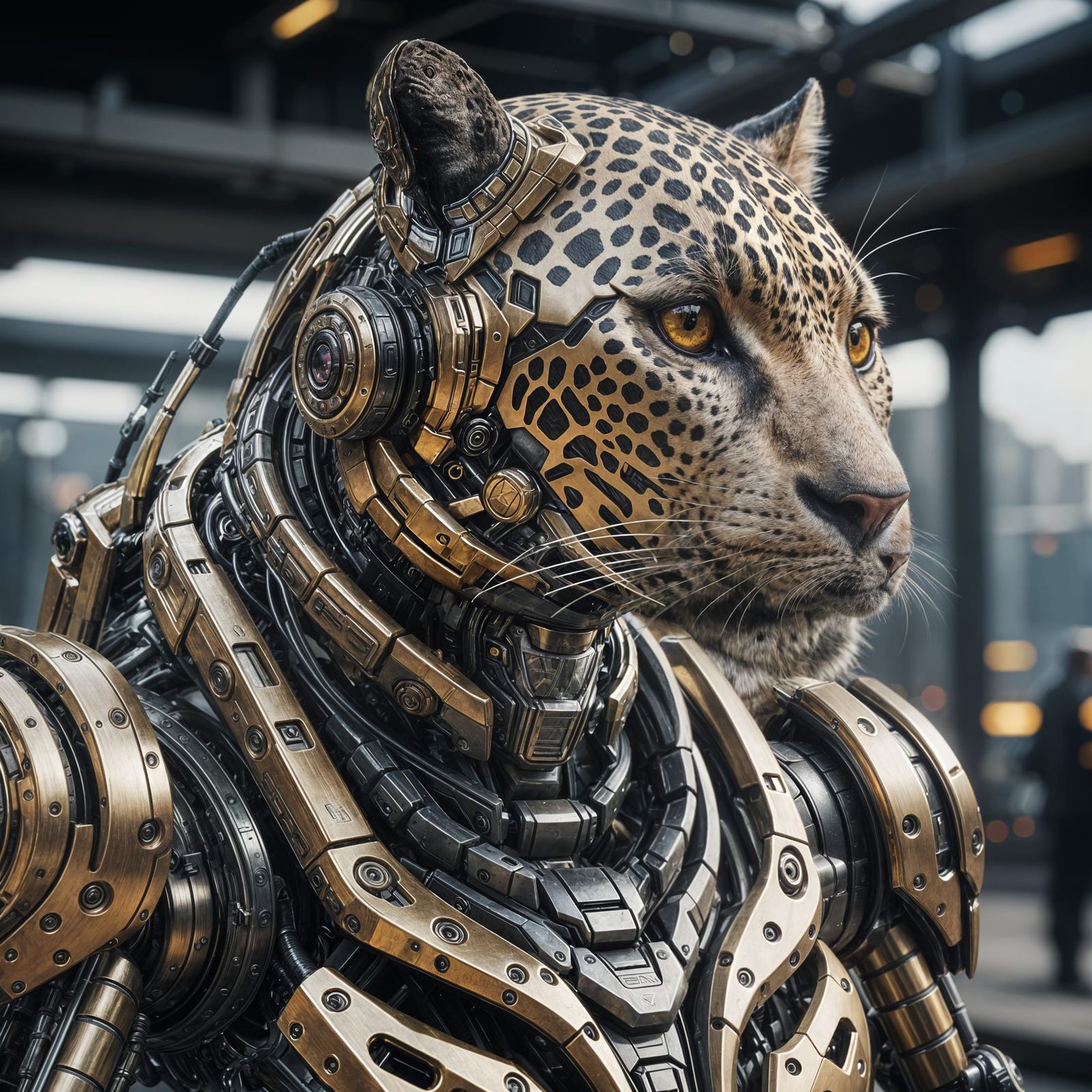 Cybord Mech Leopard Unveiled in Futuristic Shroud
