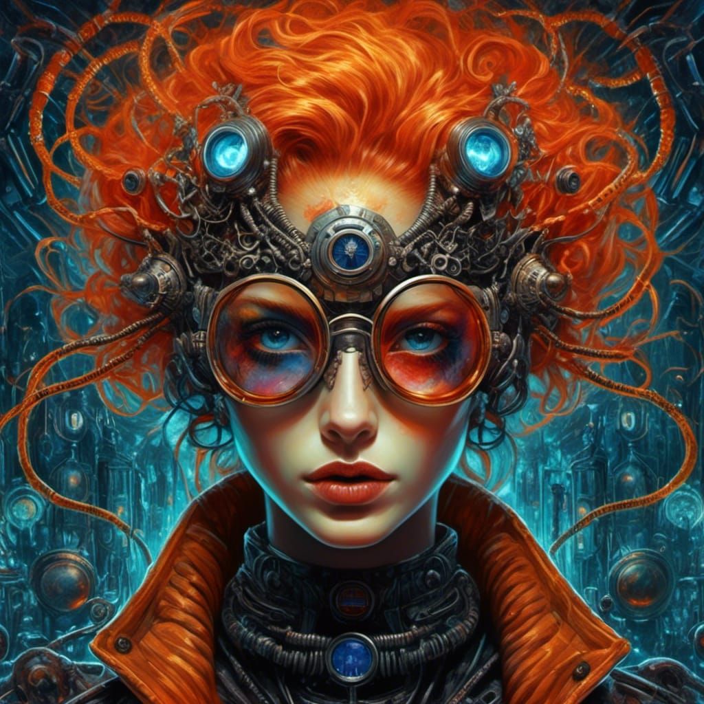 Dr. Who Inspired Nerdcore Dreamscape with TARDIS