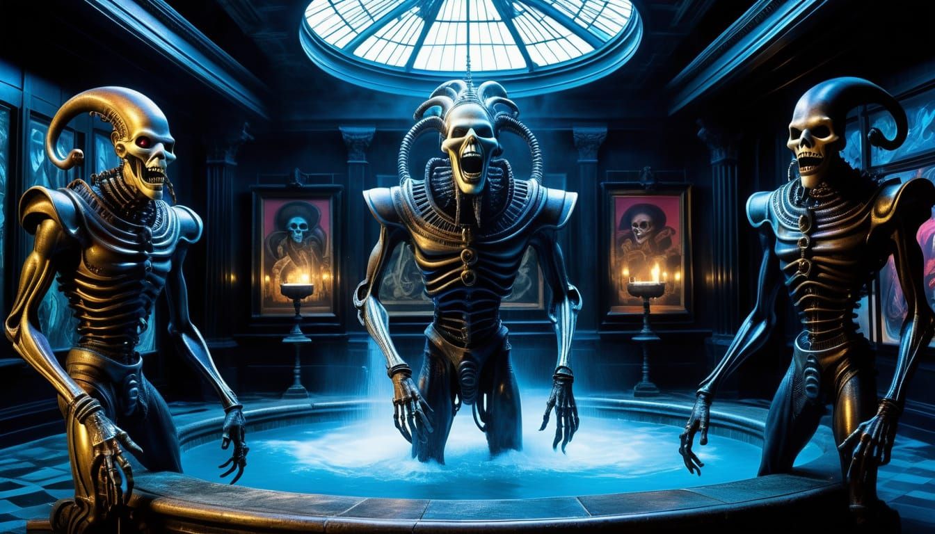 Surreal Victorian Gallery of Grotesque Mirth in Biomechanica...