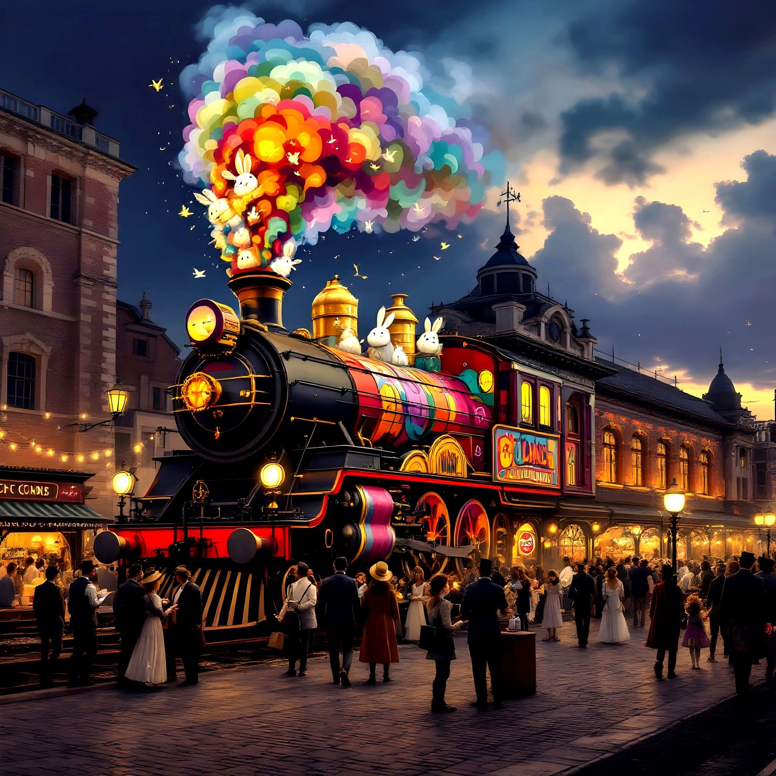 Vintage Railway Festival: Banksy-Inspired Street Art