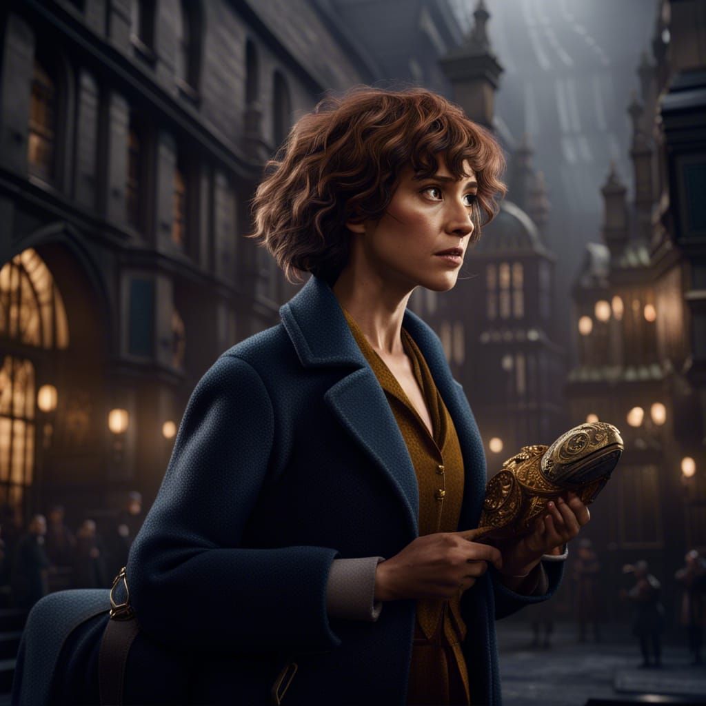 Tina from Fantastic Beasts: Detailed Matte Painting