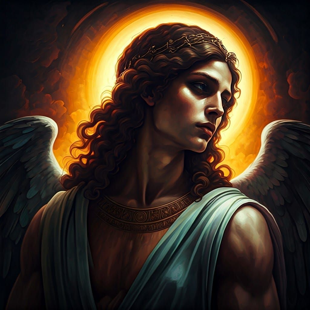 The Angel of Death in Vivid Hyperrealism