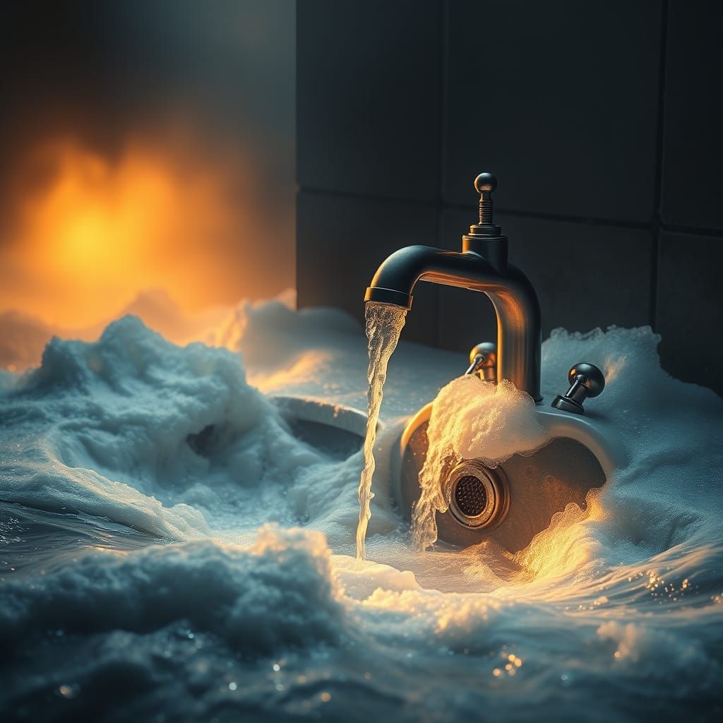 Epic Oceanic Sink in Photorealistic Detail