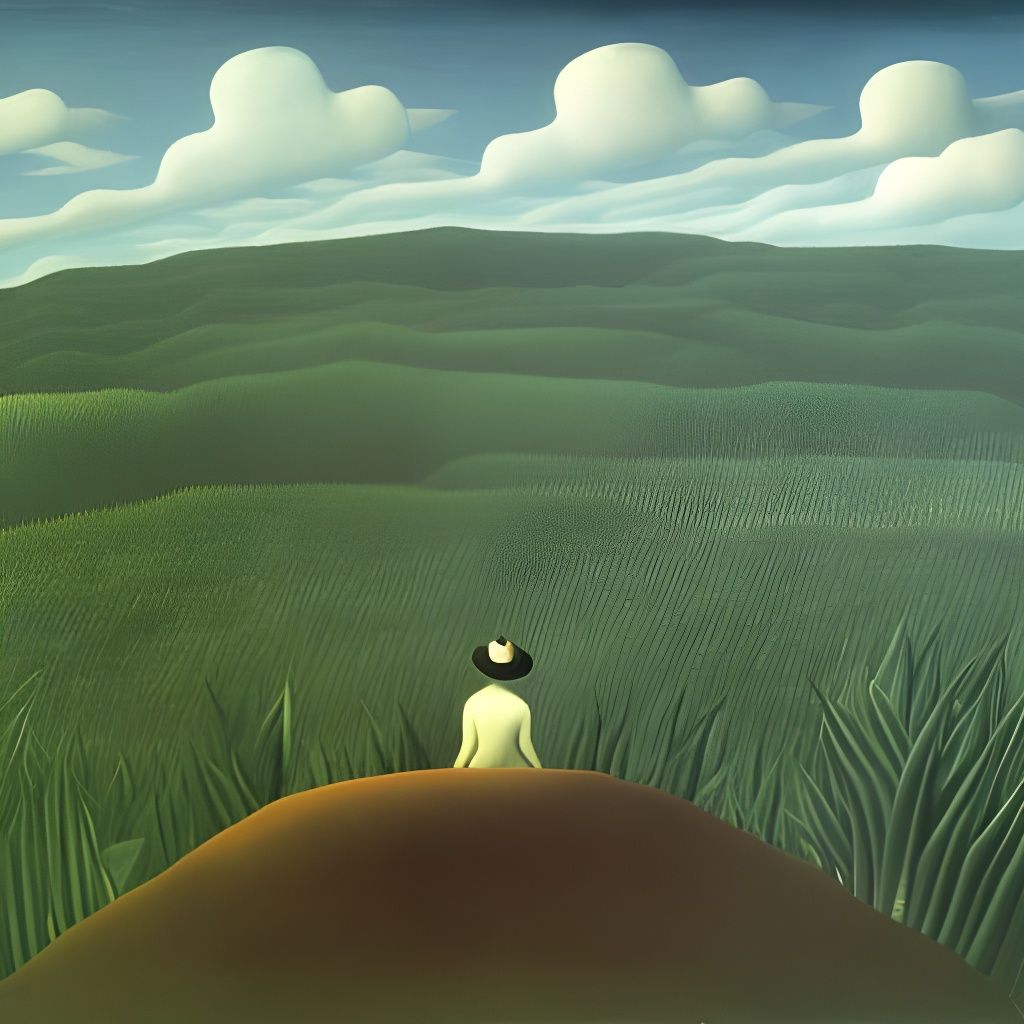 Cyberpunk Inspired Wanderer Soars Above a Futuristic Fog