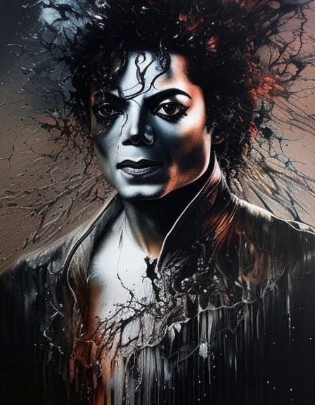 '80 Michael Jackson - splash art