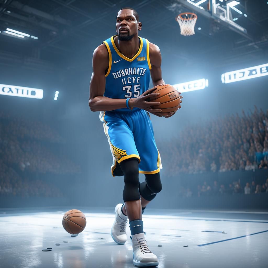 Kevin Durant: 3D Game Cinematic Masterpiece
