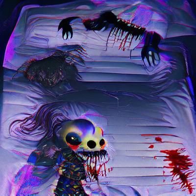 Dead Nightmare: A Haunting AI-Generated Image