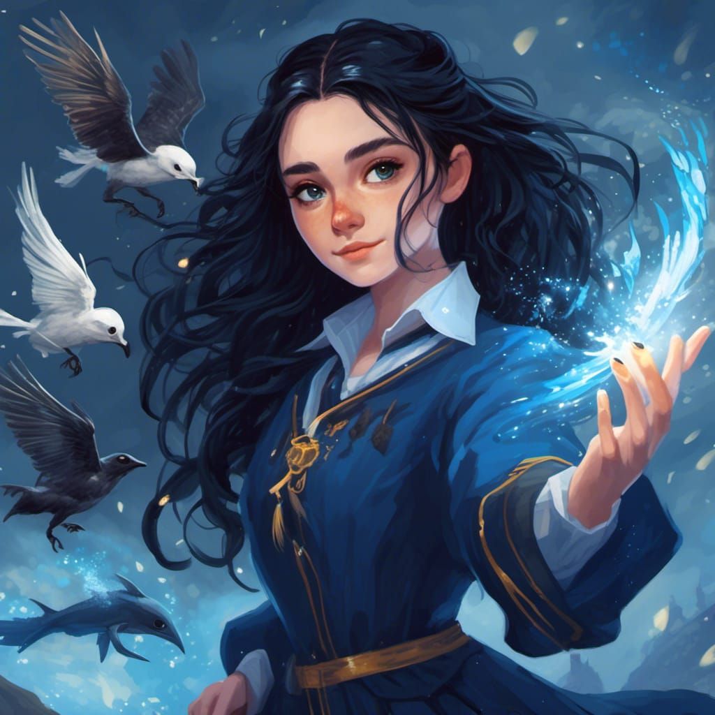 Ravenclaw Student Conjures Manta Ray Patronus