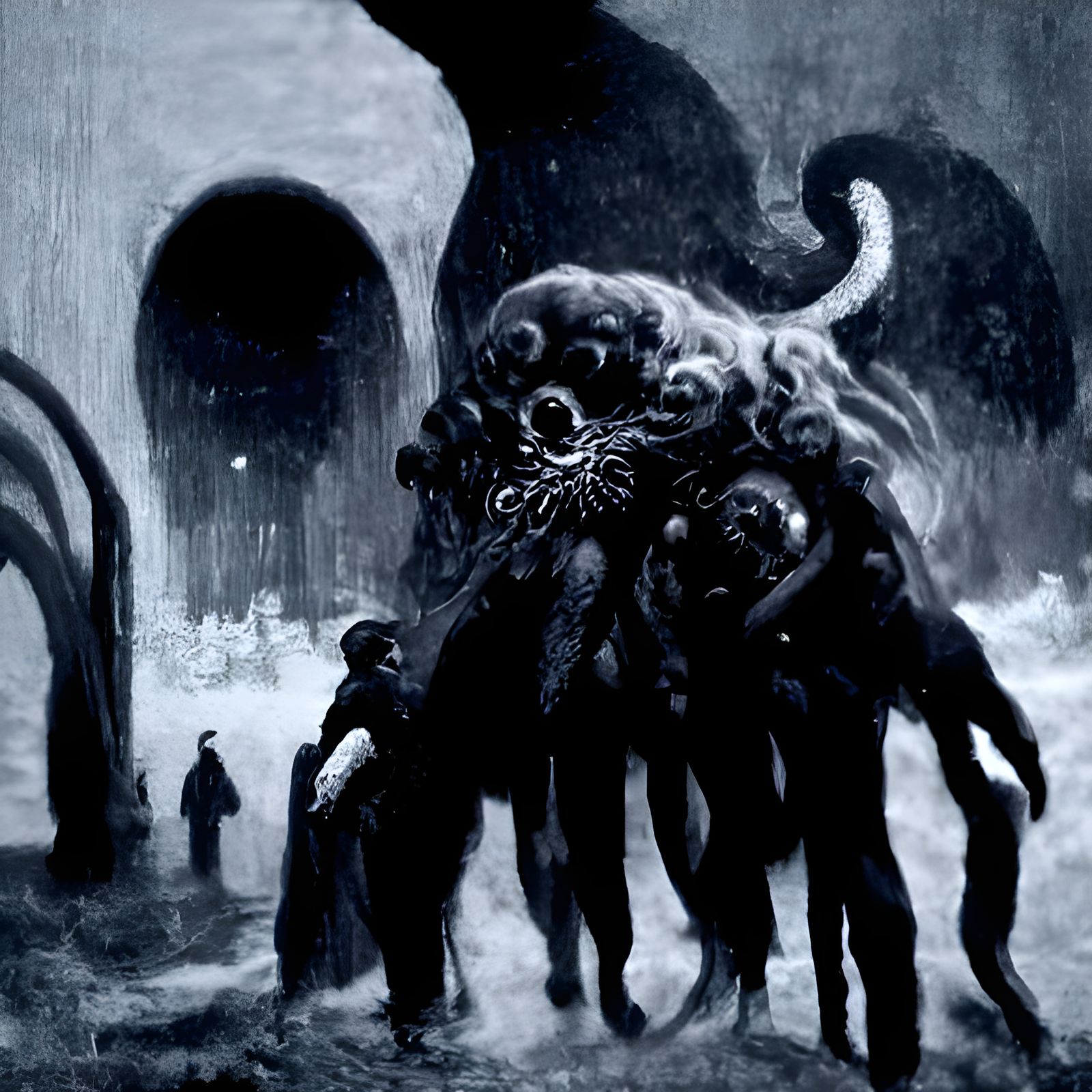 Shoggoth: Gothic Horror Illustration