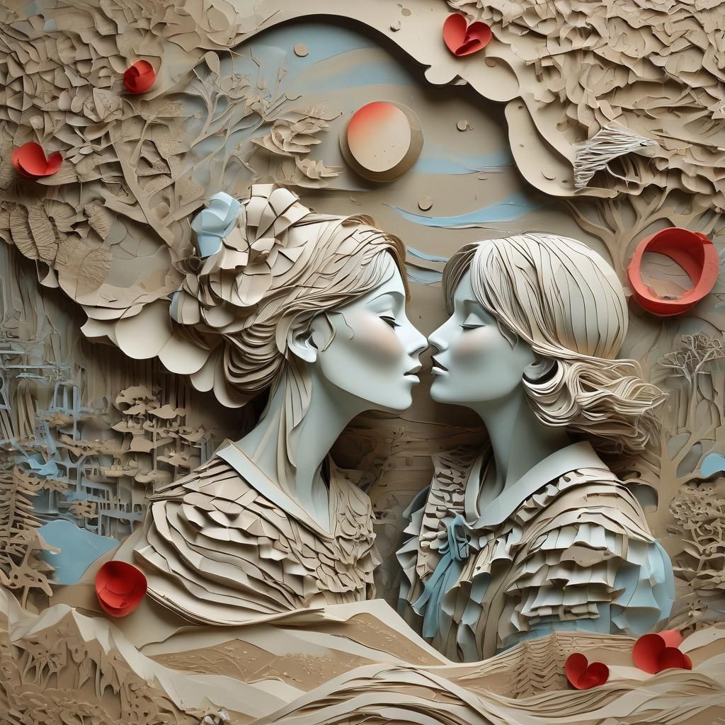 "Kirigami Kiss"