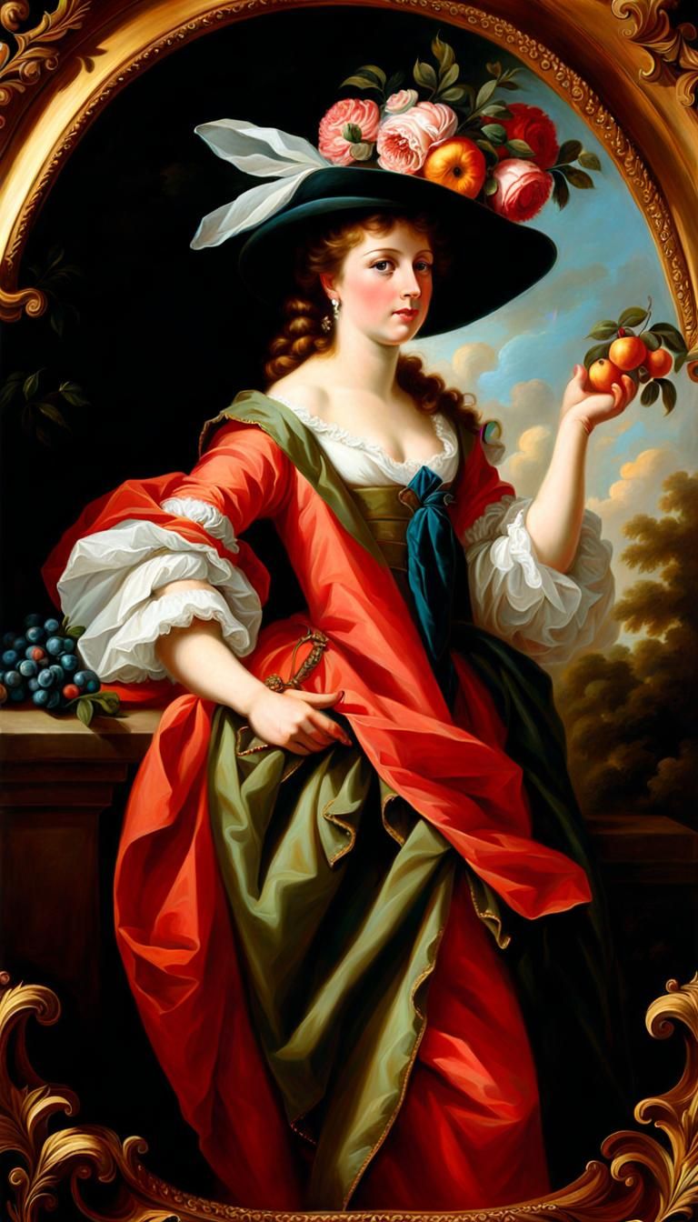 "In the style of Élisabeth Vigée Le Brun" marie antionnette