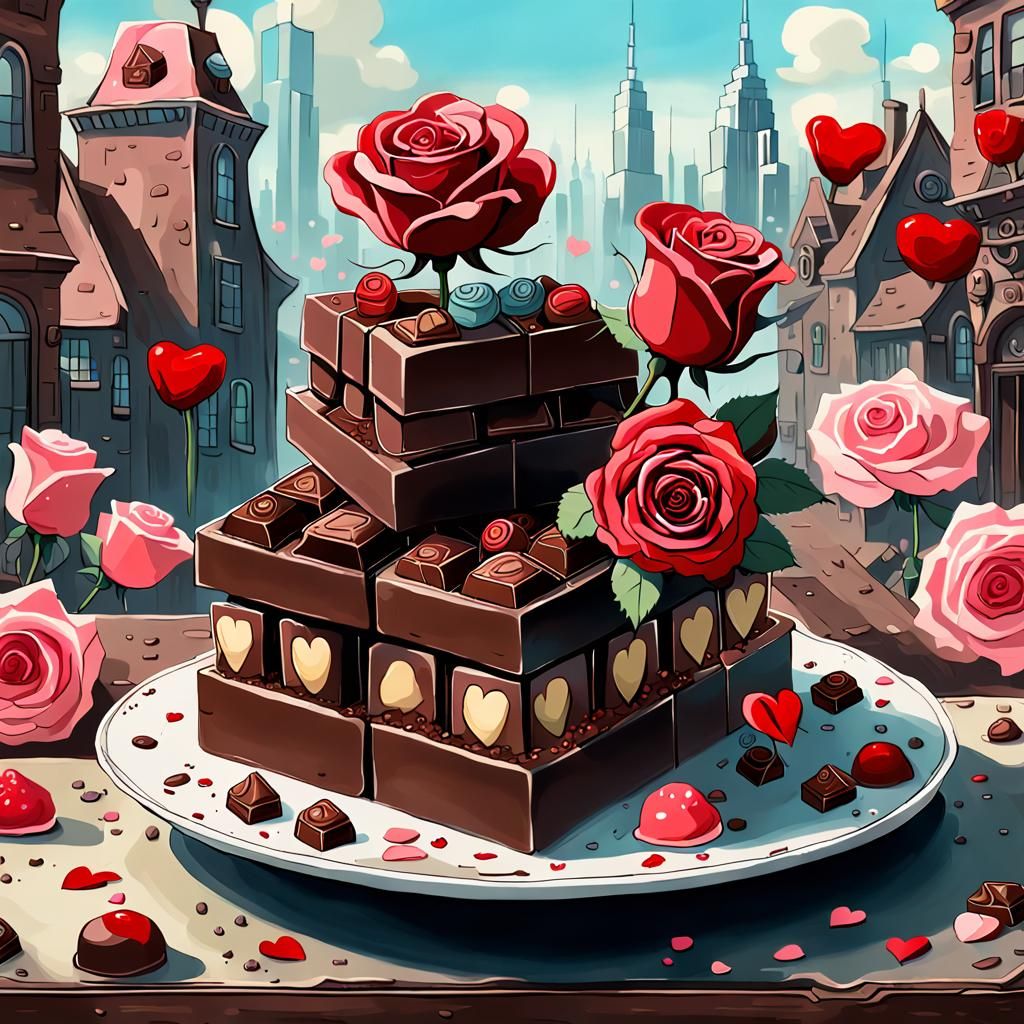 Steampunk Valentine's in New York: Surreal Digital Art