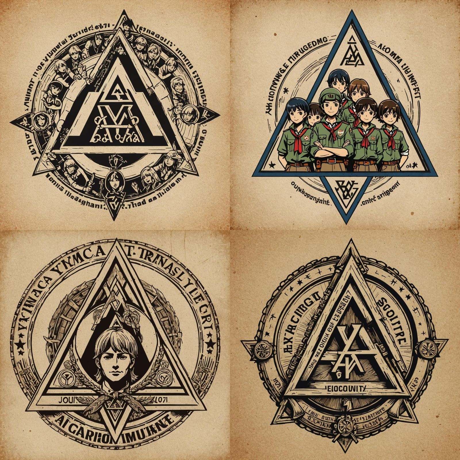 YMCA Logo as Anime Key Visual