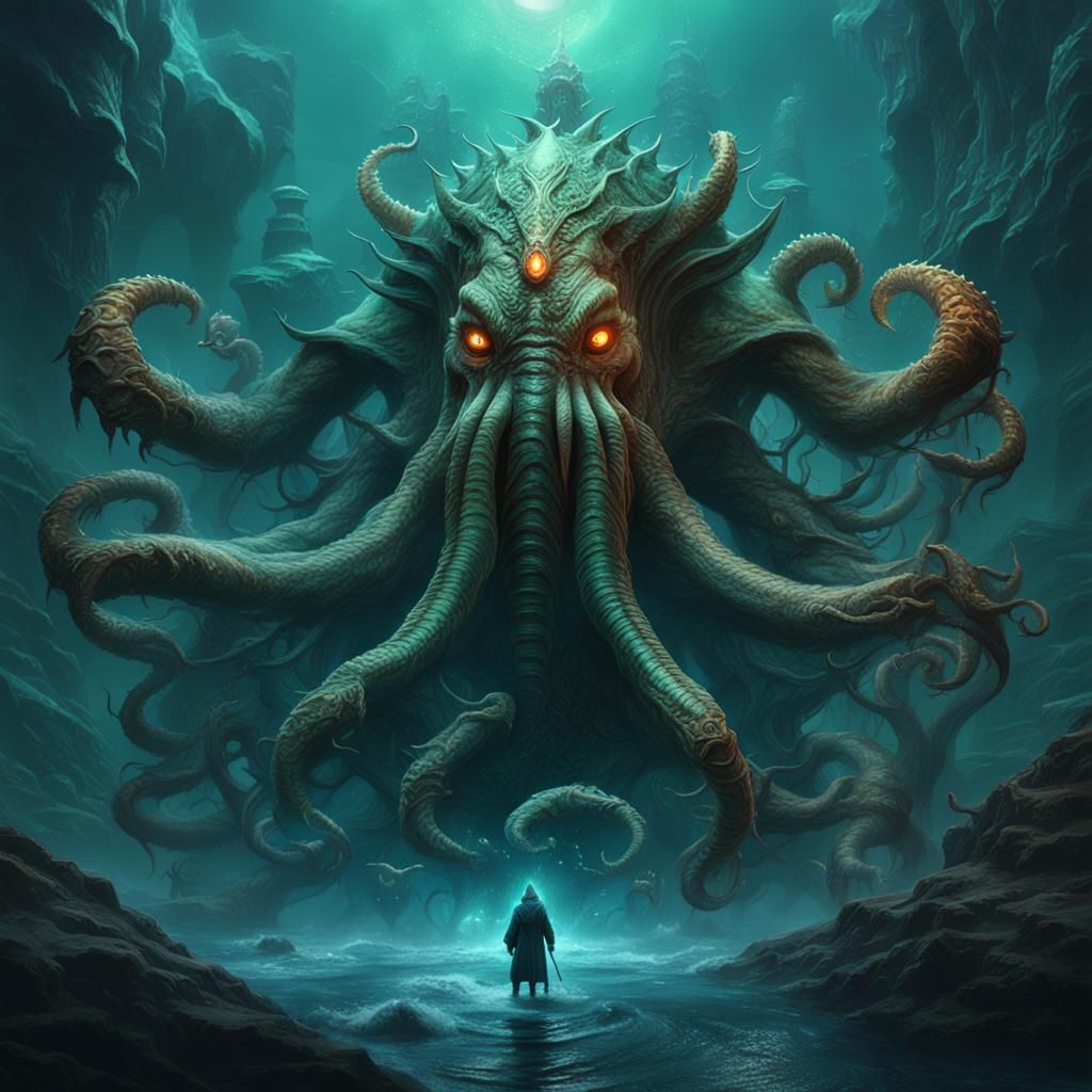 Cthulhu, God of the Ocean Depths