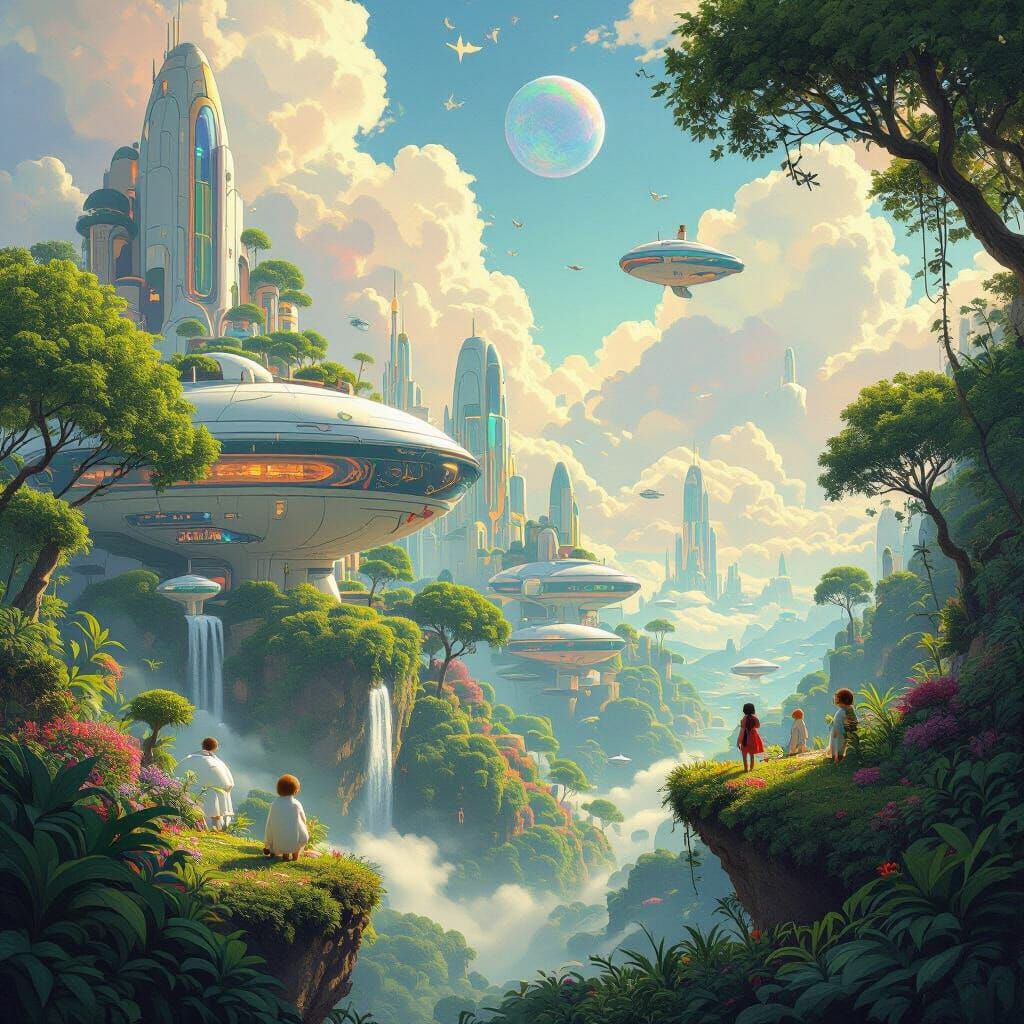 Dream World of Fantastical Creatures in Organic Style