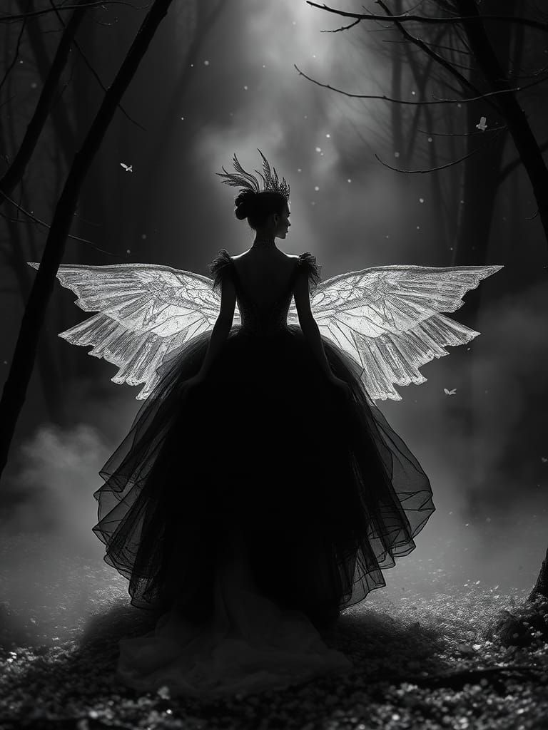 Avant-Garde Fairytale Fashion Illustration